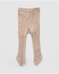 WITH LOVE FOR KIDS - Half Patterned Tights - Babies - Kids