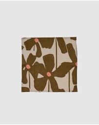 Mosey Me - Olive Poppy Napkin Set