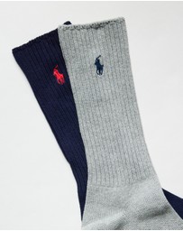 Polo Ralph Lauren - 2-Pack Bundle Classic Crew Socks