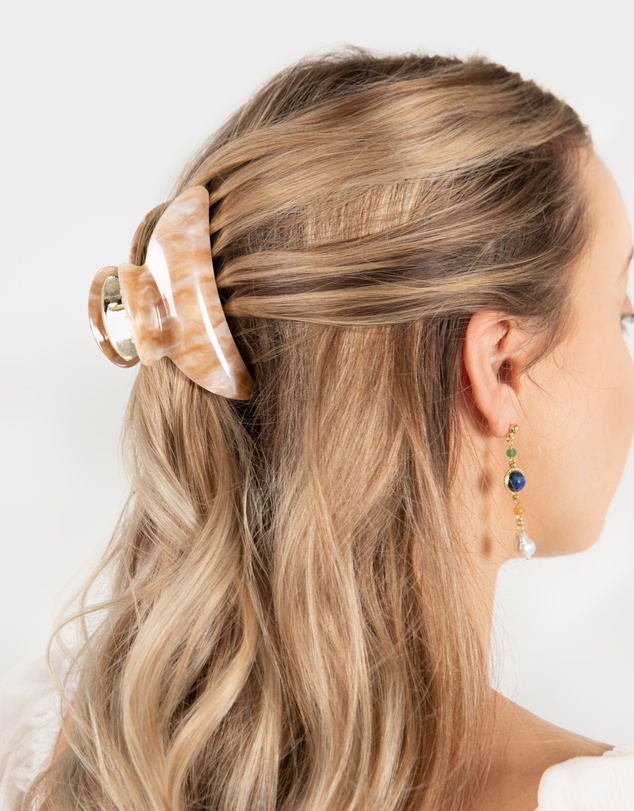 Mestige - Seashell Acetate Claw Hair Clip - 2 Pack