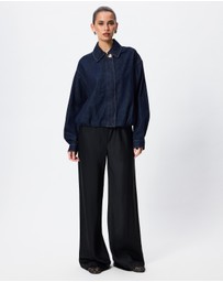 Tussah - Margot Chambray Bomber Jacket