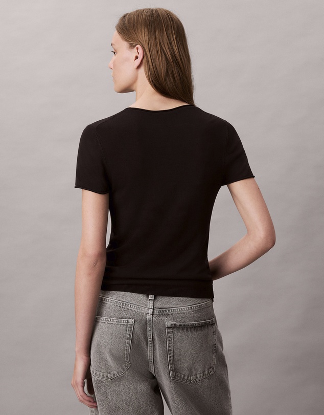 Calvin Klein - Fine Rib Slim T-Shirt