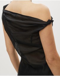 Lover - Layla Asymmetric Sheer Top