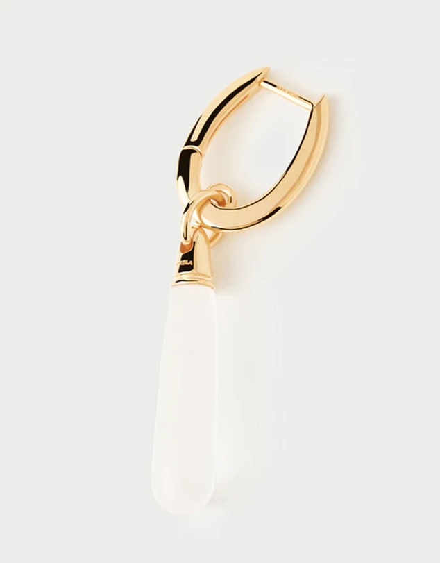 PDPAOLA - Rock Crystal Large Jupiter Earrings