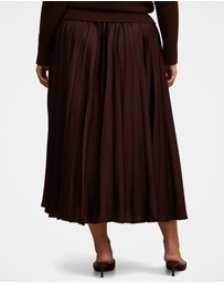 Forever New Curve - Delphine Curve Pleated Midaxi Skirt