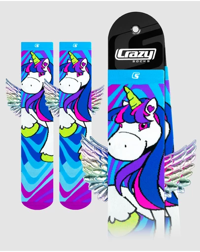 Crazy Skates - Crazy Socks Unicorn Knee-High Socks