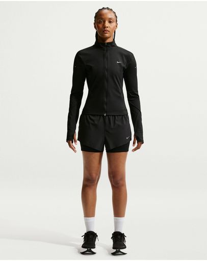 Black & Reflective Silver