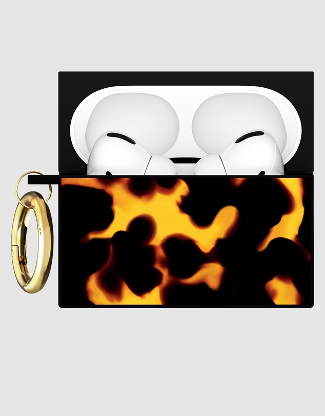 Flaunt - Flaunt Tortoise with Gold Clip Case for AirPod Pro 3