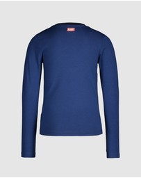 B.Nosy - Long Sleeve Embroidered Tee - Kids-Teens