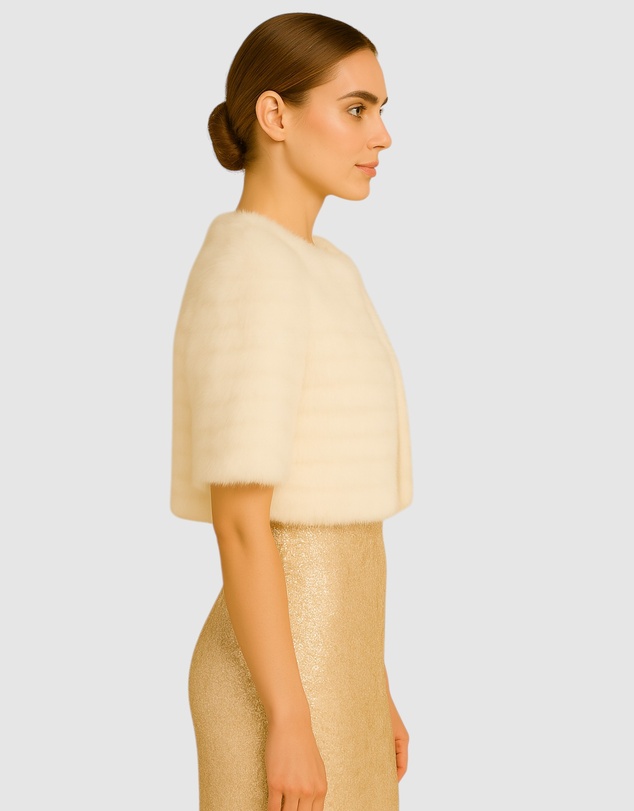 Honey and Beau - Casablanca Faux Fur Cape