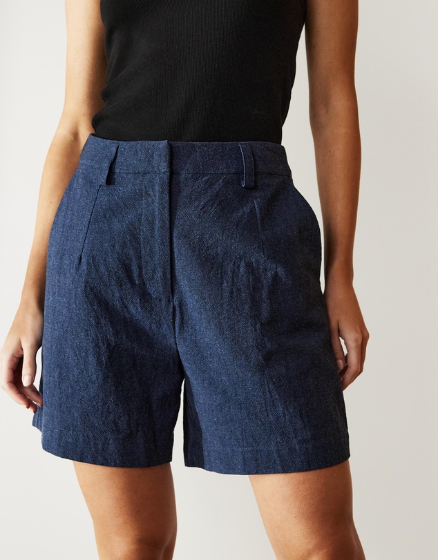 Atmos&Here - Leslee Chambray Shorts
