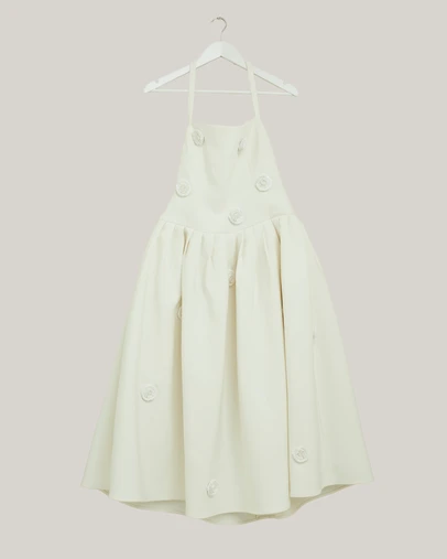 Revibe - Repaired BY JOHNNY. Anita Spot Halter Dress - AU 12
