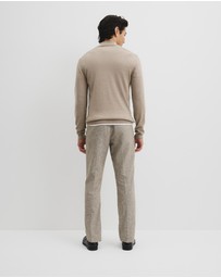 Country Road - Australian Merino Long Sleeve Vam Half Zip Knit