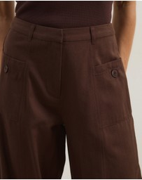 Atmos&Here - Esme Cotton Twill Pants