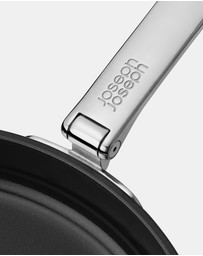 Joseph Joseph - Space Steel Non-stick Stainless-steel Frying Pan with Folding Handle - 28cm