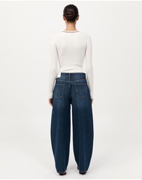 St. Agni - Mid Rise Balloon Jeans