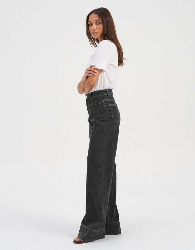 ONLY - Madison High Waisted Wide Denim Jeans