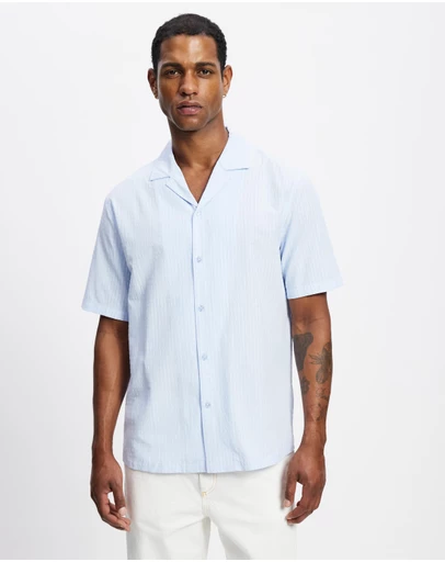 Staple Superior - Bluefield Camp Collar Shirt