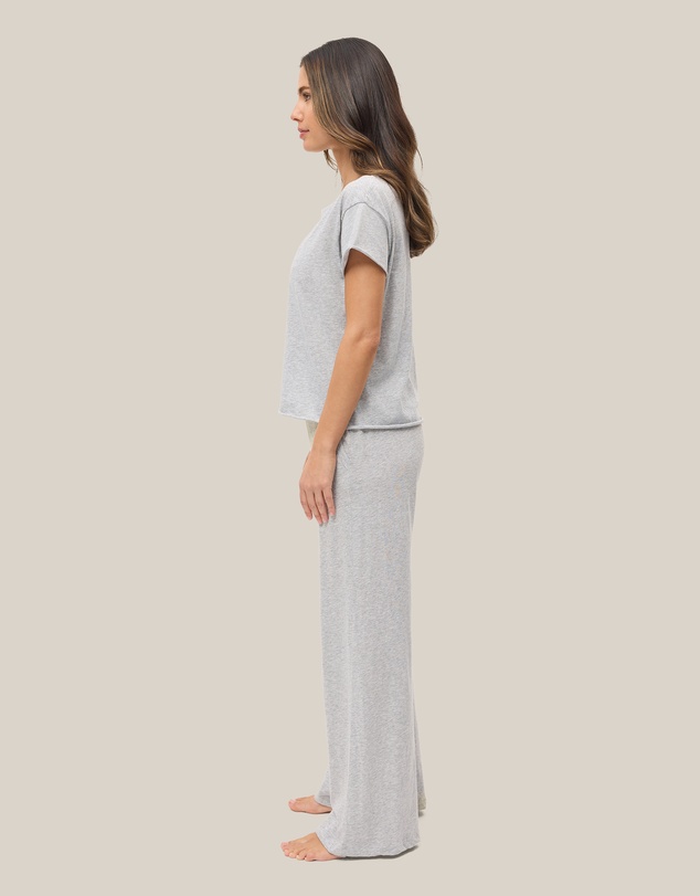 Papinelle - Jada Organic Cotton Knit Boxy Tee