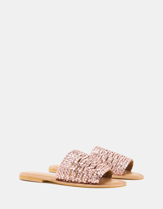 Just Because - Kannada Leather Flat Sandals