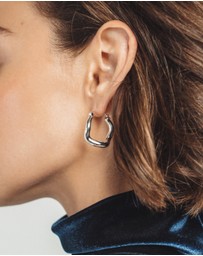 SAINT VALENTINE - Wabi Sabi Hoops - Silver