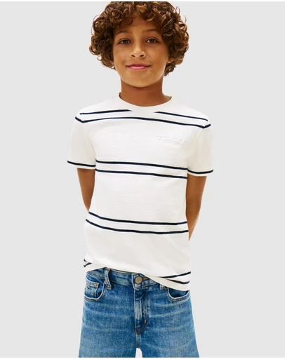 Tommy Hilfiger - Essential Embossed Logo Jersey T-Shirt - Teens