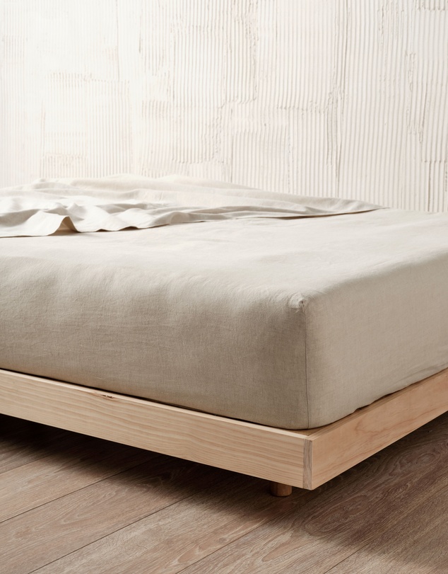 Linen House - Nimes Pure Linen Fitted Sheet