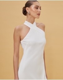 CHANCERY - Juno Twist Halter Maxi Dress