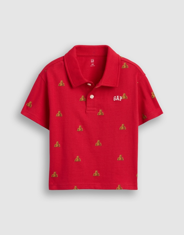 GAP - Initial Logo Boxy Polo - Babies-Kids