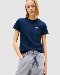 Tommy Jeans - Regular Wavy Flag Shortsleeve Tee
