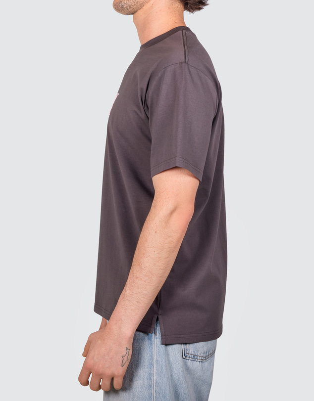 Skwosh - Bloody Ripper Men's Slang Tee in Charcoal