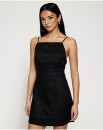 Lover - Josephine Linen Mini Dress