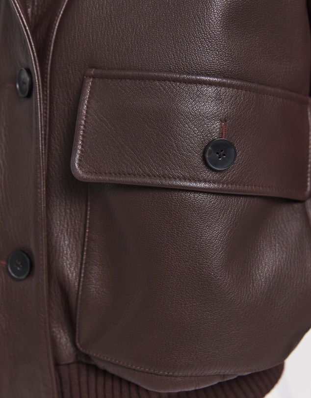 SABA - Elyse Leather Bomber