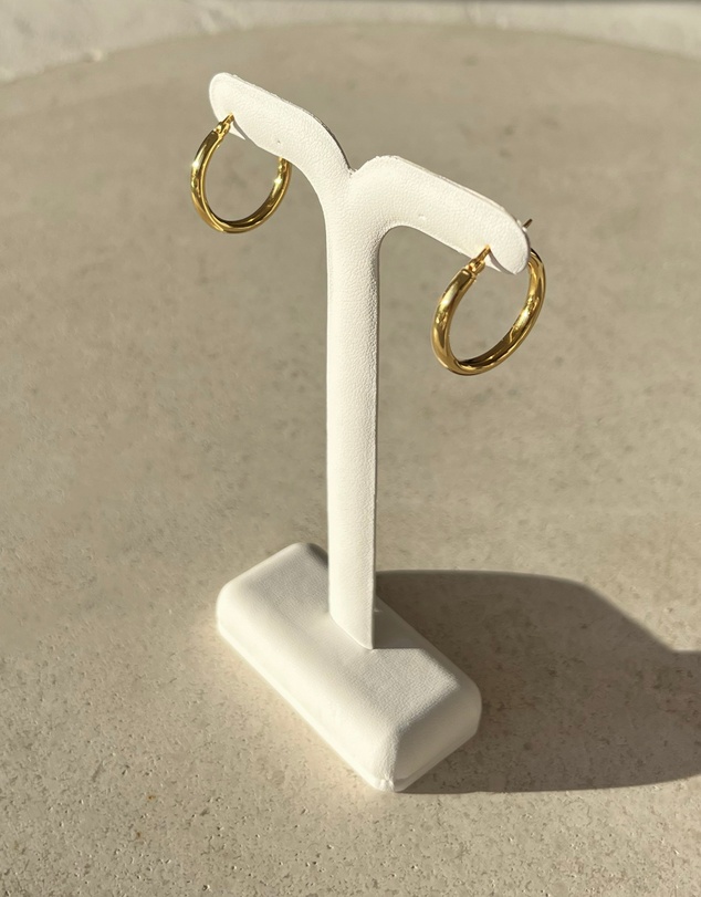 SAINT VALENTINE - Classic Hoops Medium - Gold