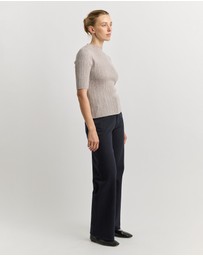 Toorallie - Variegated Rib Top