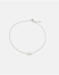 Kirstin Ash - Baguette Birthstone Bracelet June Moonstone