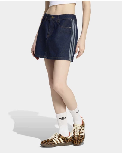 adidas Originals - MID RISE DENIM SKIRT Womens