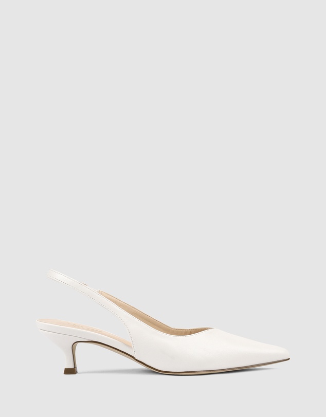 Verali - Lush Slingback Kitten Heels