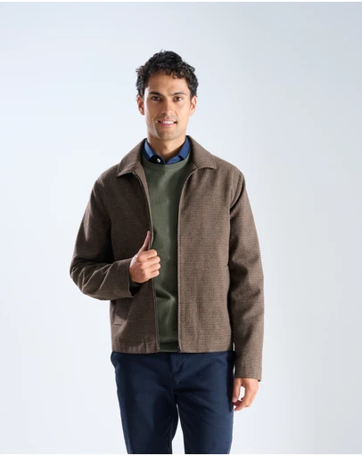 3 Wise Men - 3 Wise Men Rockwell Jacket Brown