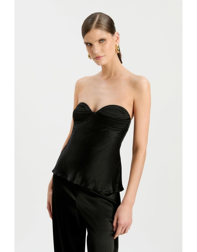 Bardot - Devin Strapless Satin Top