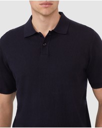 Van Heusen - Cotton Silk Knitted Polo