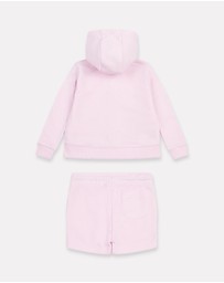New Balance - French terry Full Zip Hoodie Tee & Short Set