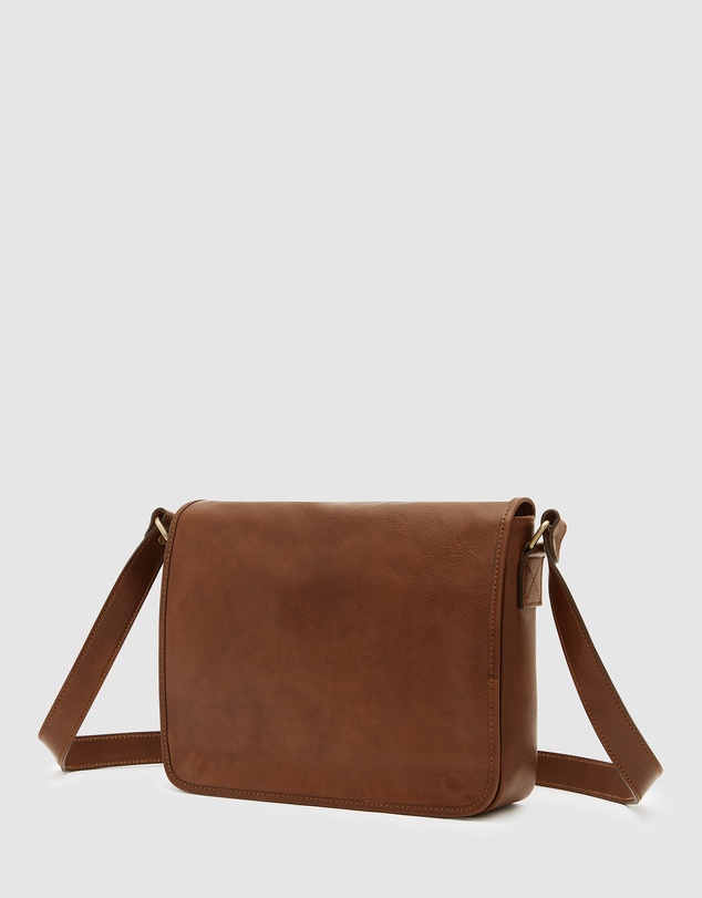 Republic of Florence - The Aurelian Brown Leather Messenger