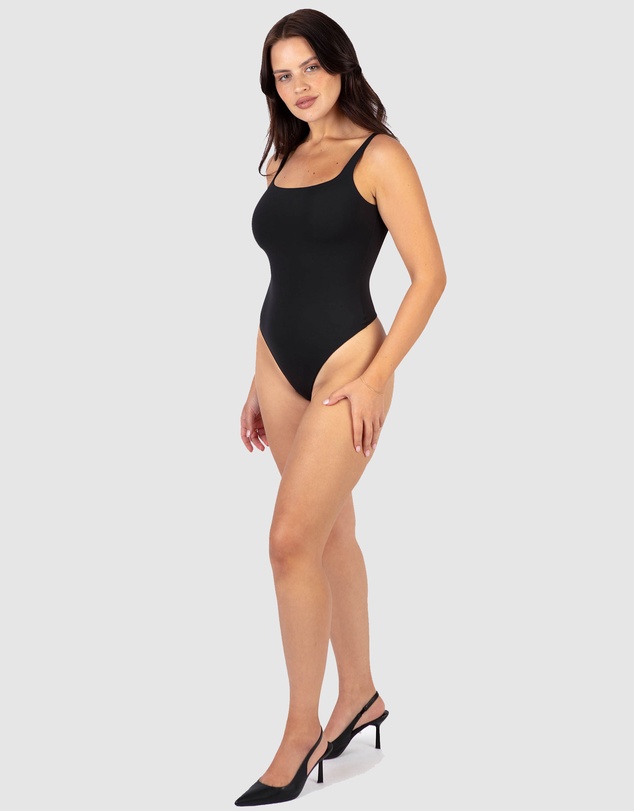 B Free Intimate Apparel - Square Neck Bodysuit G-String ButterFit