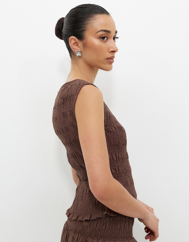 Calli - Dakota Shirred Top