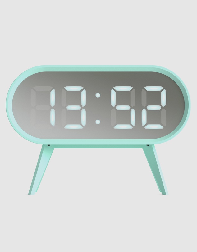 Newgate - Newgate Space Hotel Cyborg Led Alarm Clock Blue