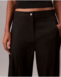 Calvin Klein Jeans - Cotton Twill Logo Tape Pants
