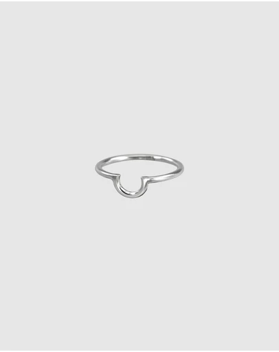 Ichu - Fine Half Circle Ring