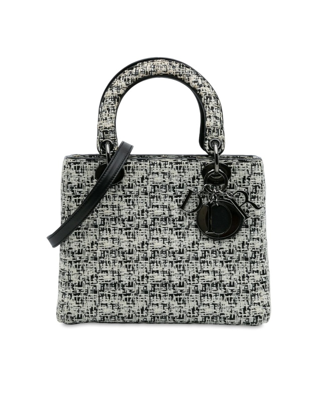 Pre-Loved by Azura Reborn - Pre-Loved Medium Tweed Lady Dior