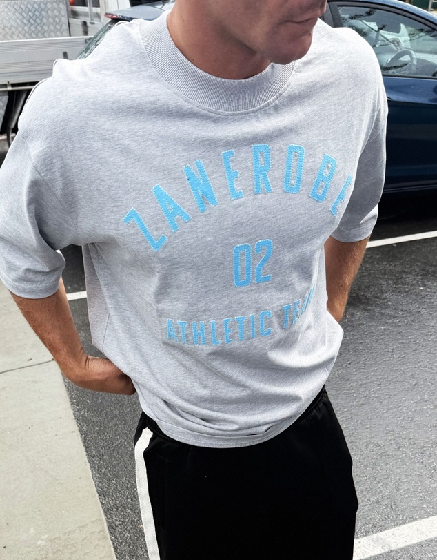 Zanerobe - Nc Ath. Flow Tee Grey Marle